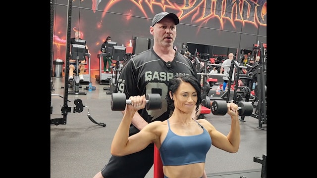Road to Olympia: Merlin and Jennifer Dorie Train Delts!