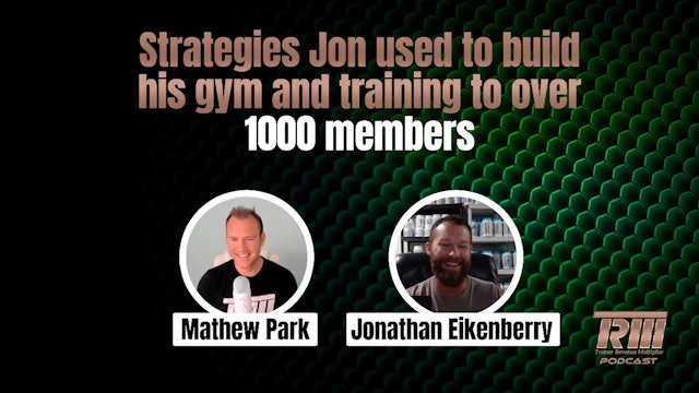 Strategies Jon Eikenberry used to build his gym