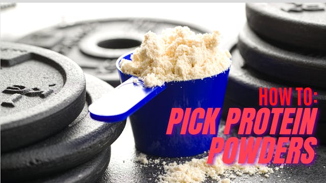 How to pick protein powders
