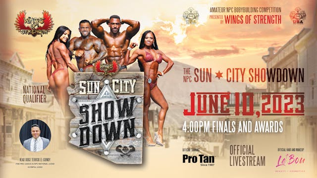 The 2023 NPC Sun City Showdown Finals