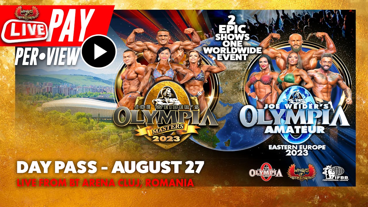 Day 2 Only '23 Masters & Amateur Olympia E. Europe
