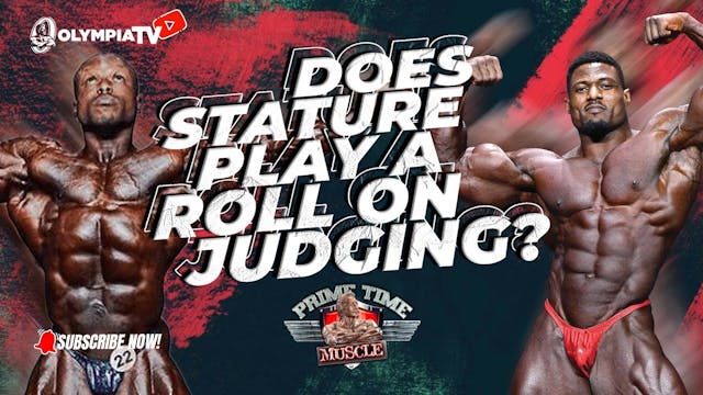 DOES STATURE PLAY A ROLL ON JUDGING?