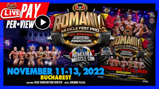 2022 Romania Muscle FEST Package
