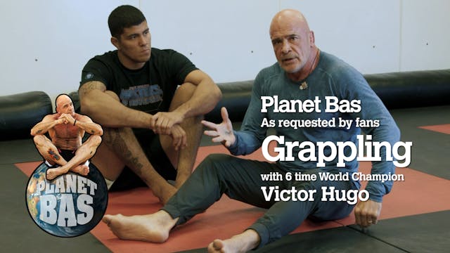Bas grapples with 6 Time World Champ ...