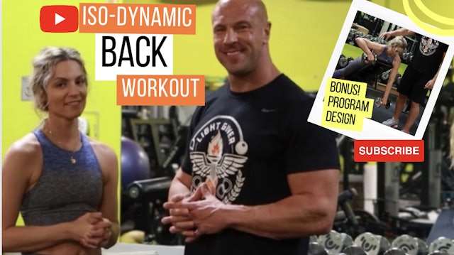 Iso-Dynamic Training Series: Back Workout 