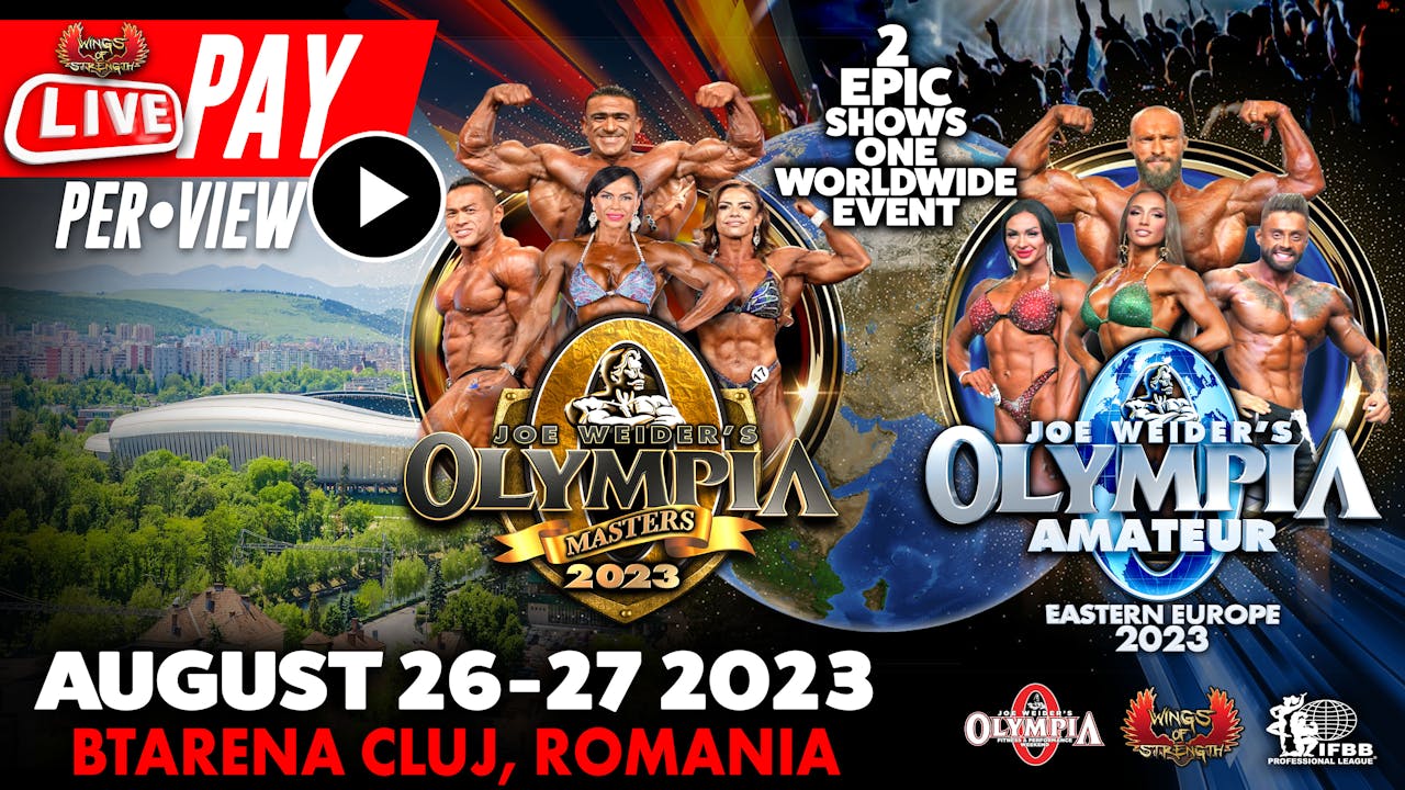 2023 Masters Olympia & AOEE Premium Package Muscle&Fitness+