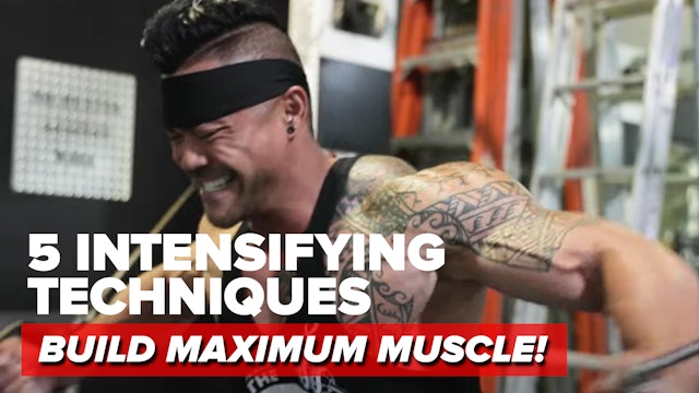 5 Intensifying Techniques to Build Maximum Muscle! feat. IFBB Pro Jake Alvarez