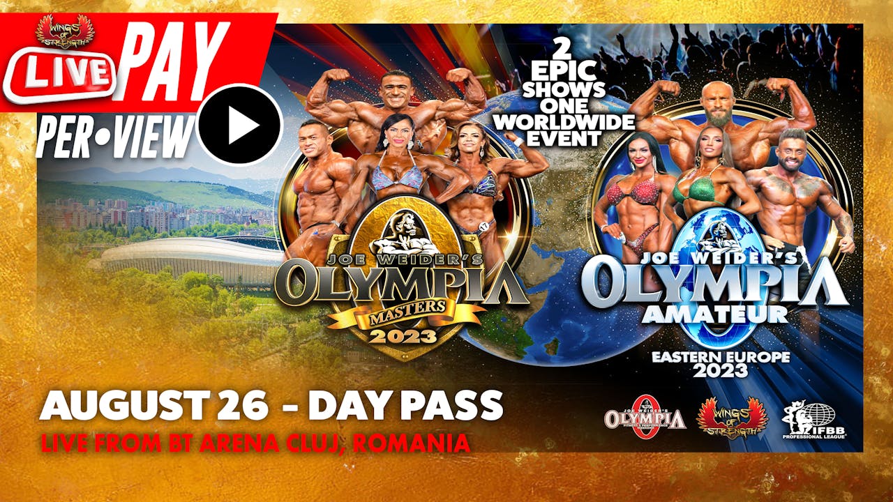 Day 1 Only '23 Masters & Amateur Olympia E. Europe