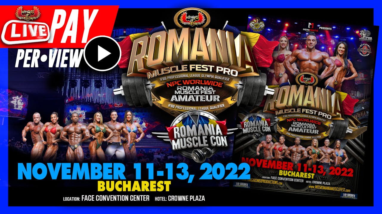 2022 Romania Muscle FEST - NPC Amateur Only
