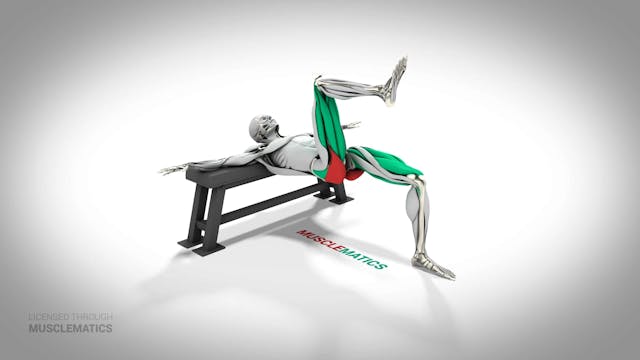 Incline Hip Thrust With March - (All ...