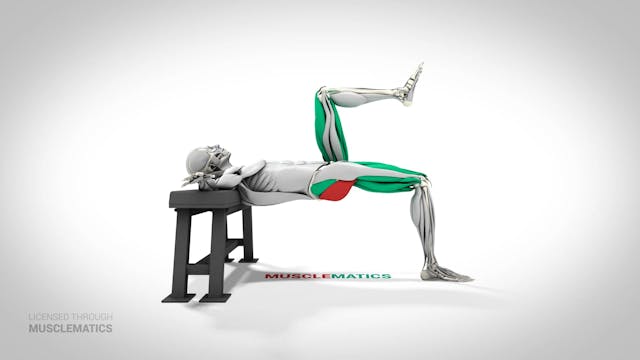 Incline Hip Thrust With March - (View 1)