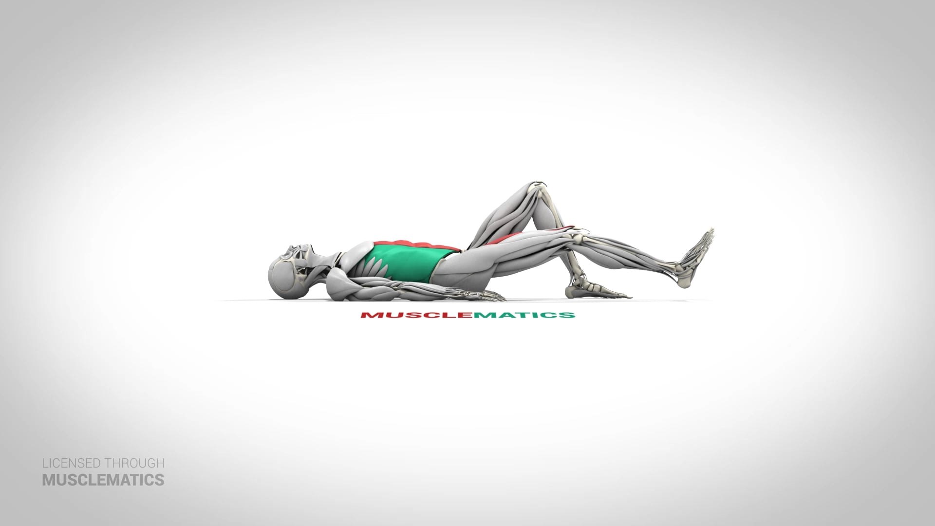 Bent-Knee Single-Leg Lowering With Extension - (View 1)