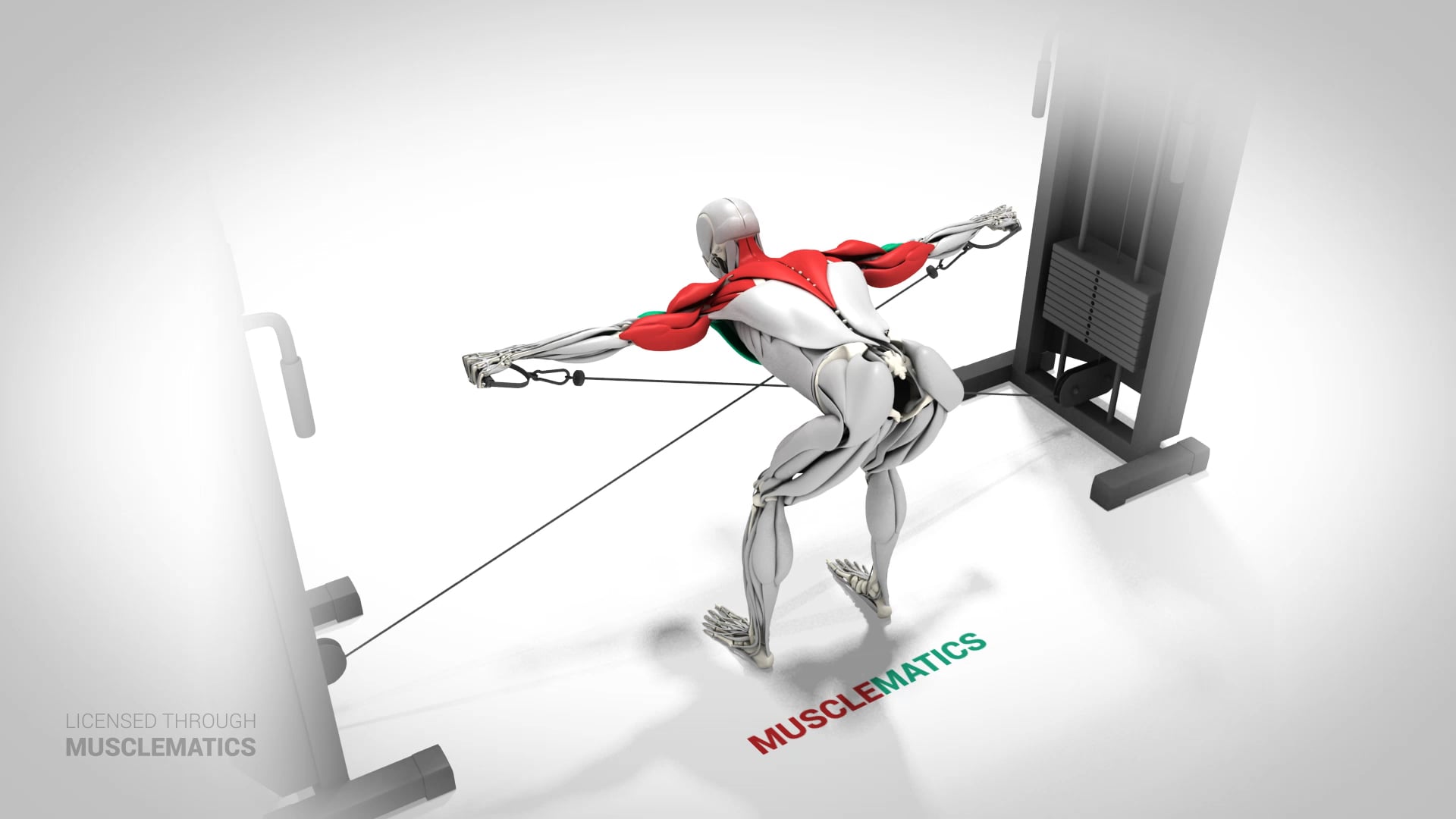 Low-Pulley Bent-Over Lateral Raises - (View 3)