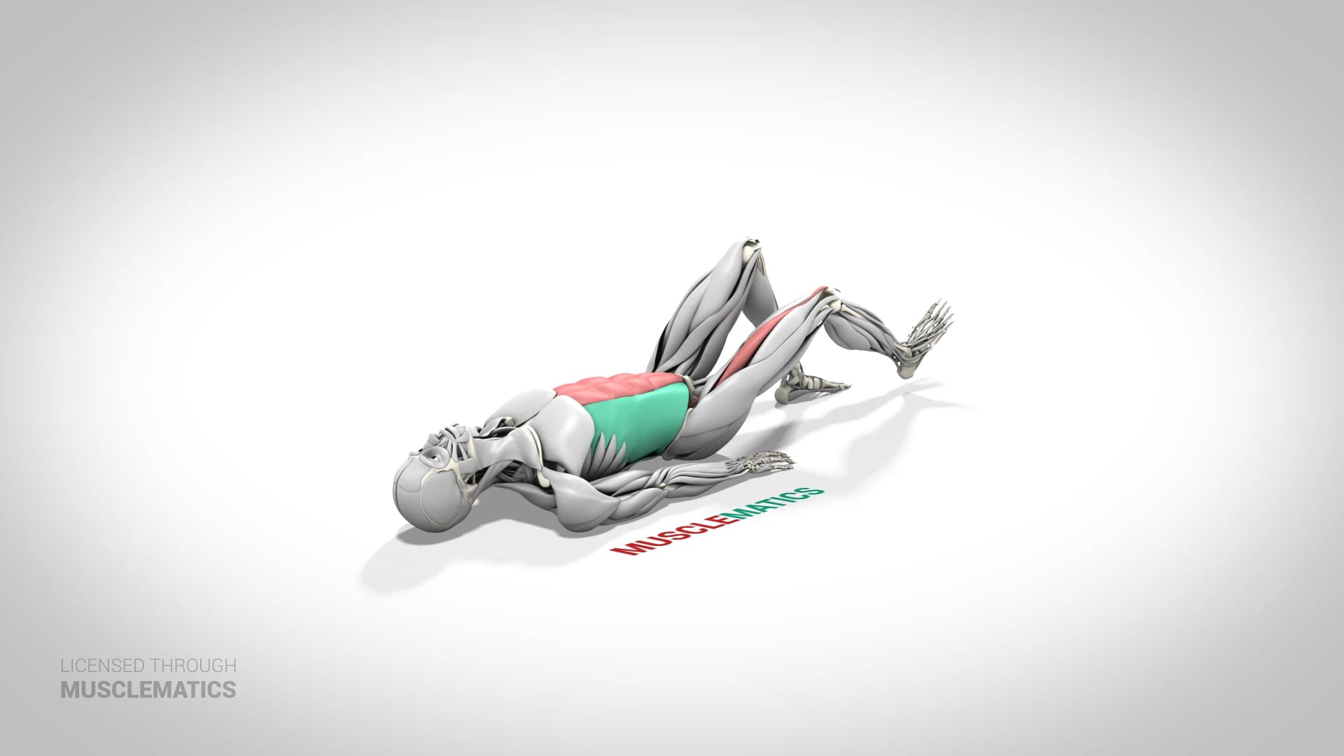 Bent-Knee Single-Leg Lowering With Extension - (View 2)