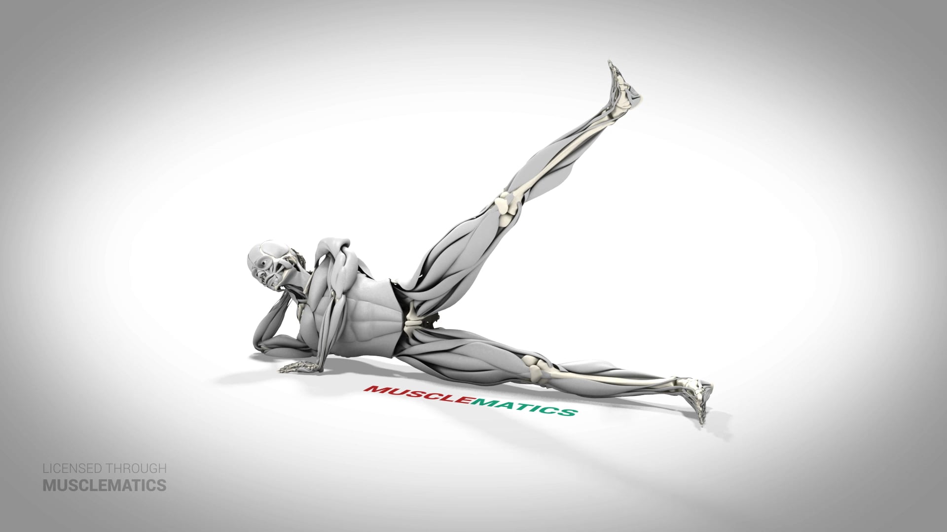 Floor Hip Abductions - (All Views) - LEFT