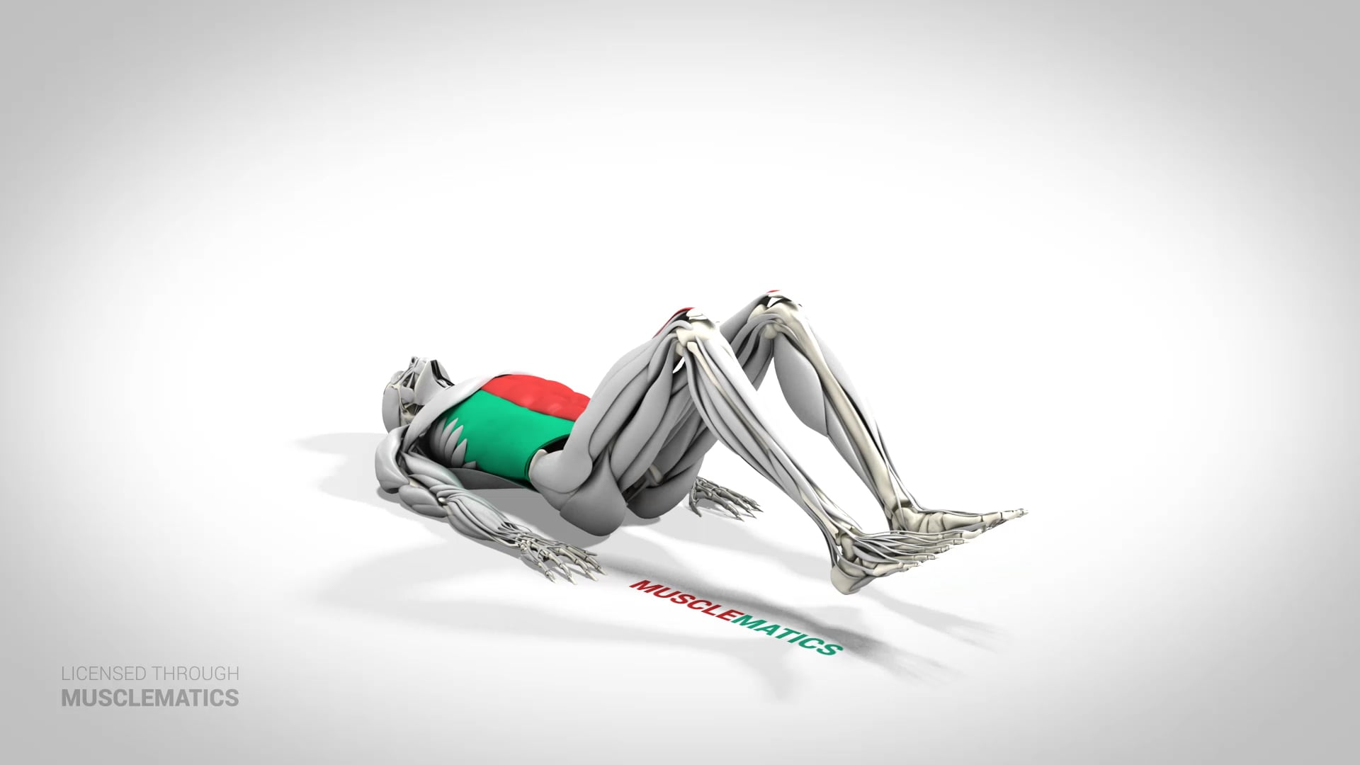 Double-Leg Lowering With Bent Knees - (View 3)