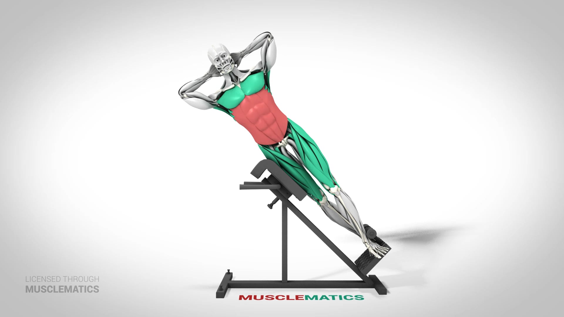 Roman Chair Side Bends - (View 1) - LEFT