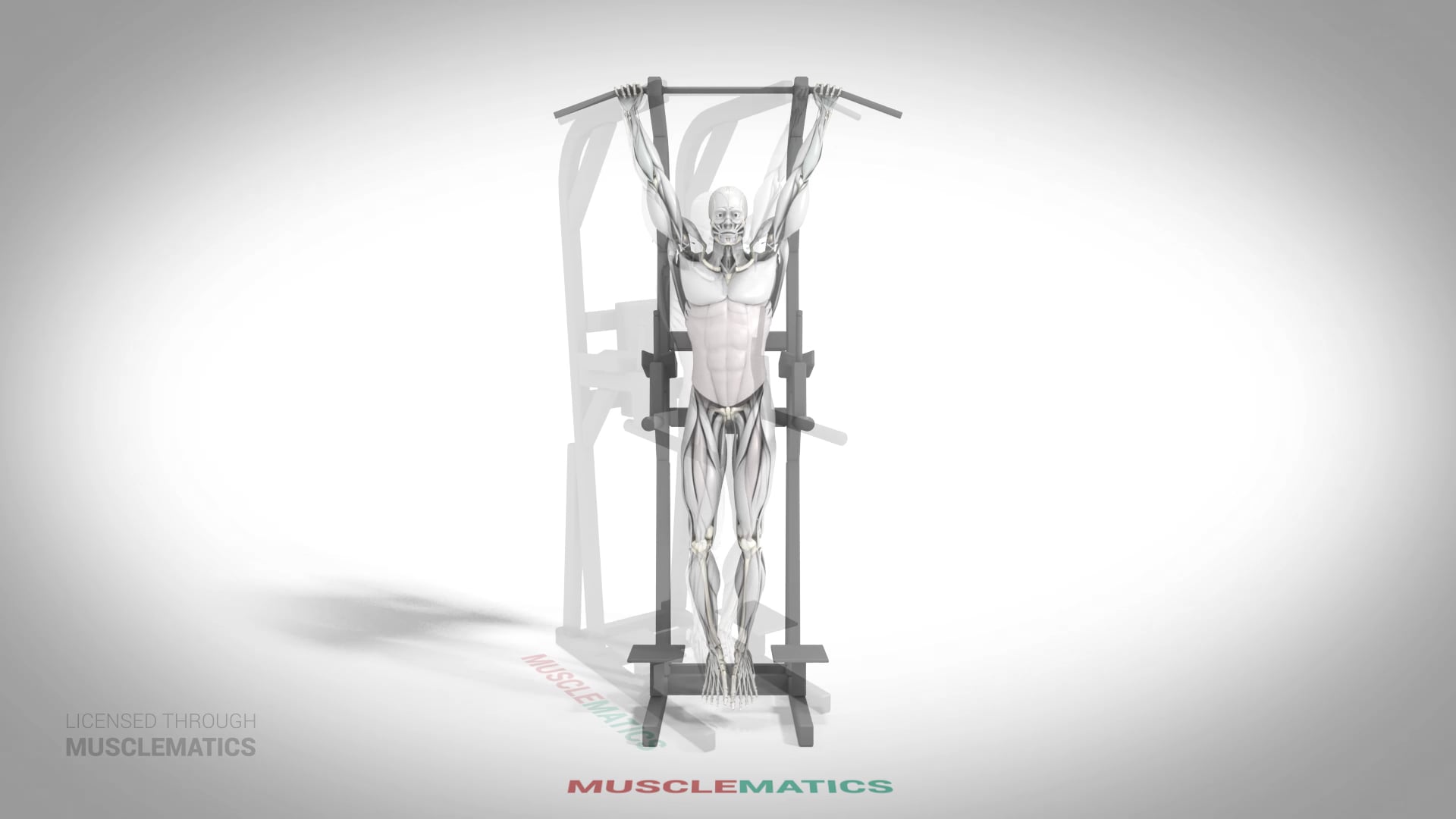 Oblique Hanging Leg Raise - (All Views) - LEFT