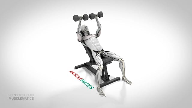 Incline Dumbbell Presses - (View 1)