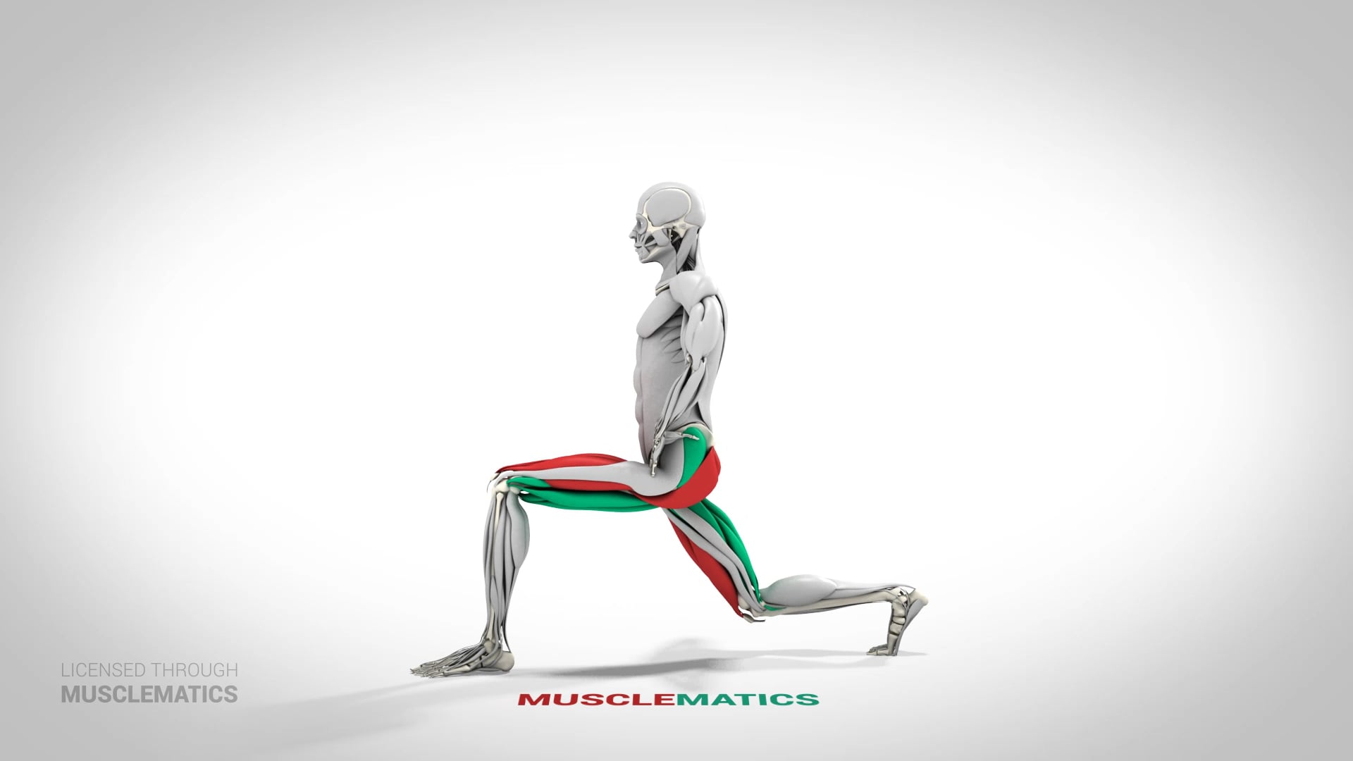 Static Lunge - (View 2) - LEFT