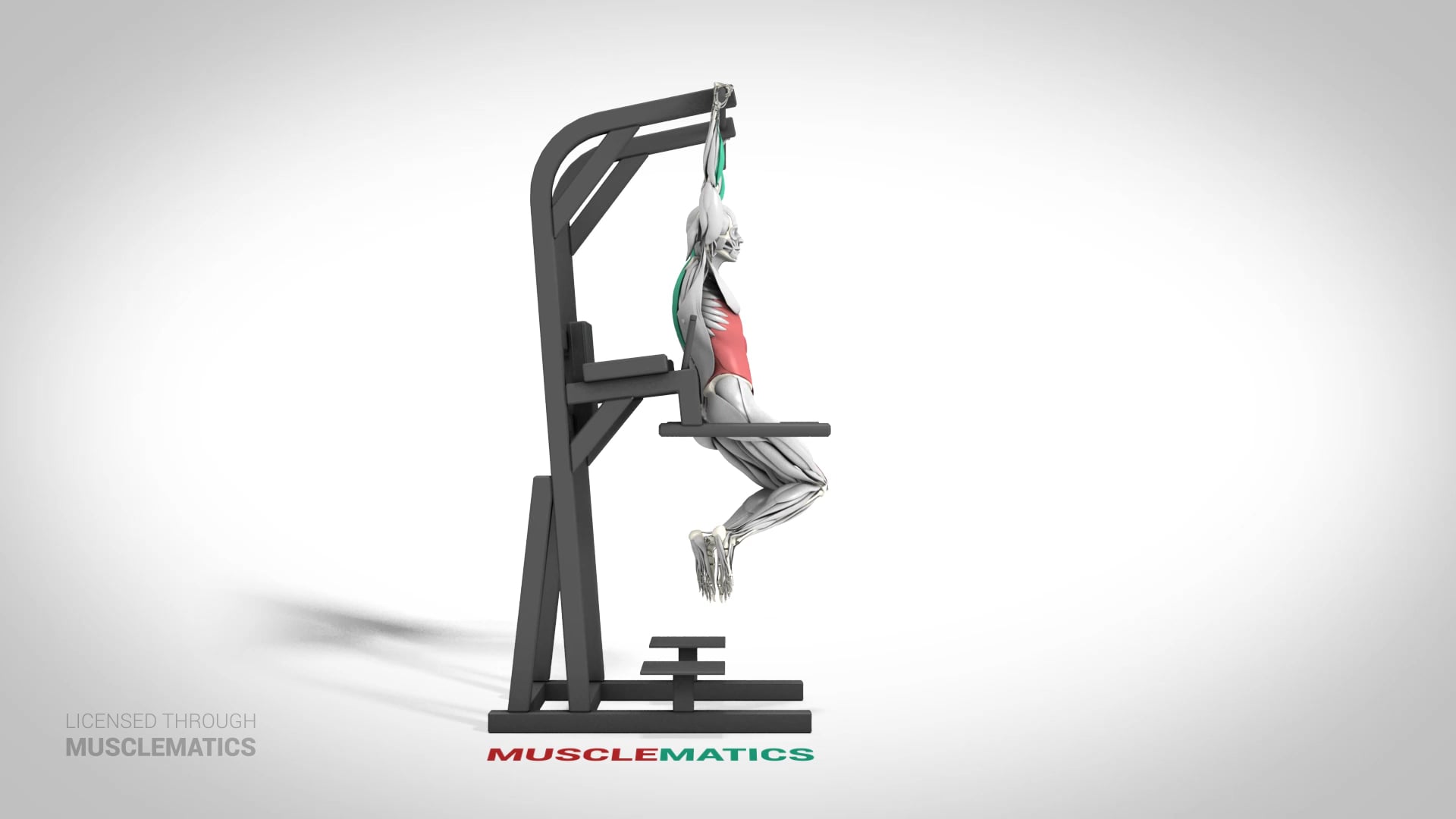 Oblique Hanging Leg Raise - (View 2)