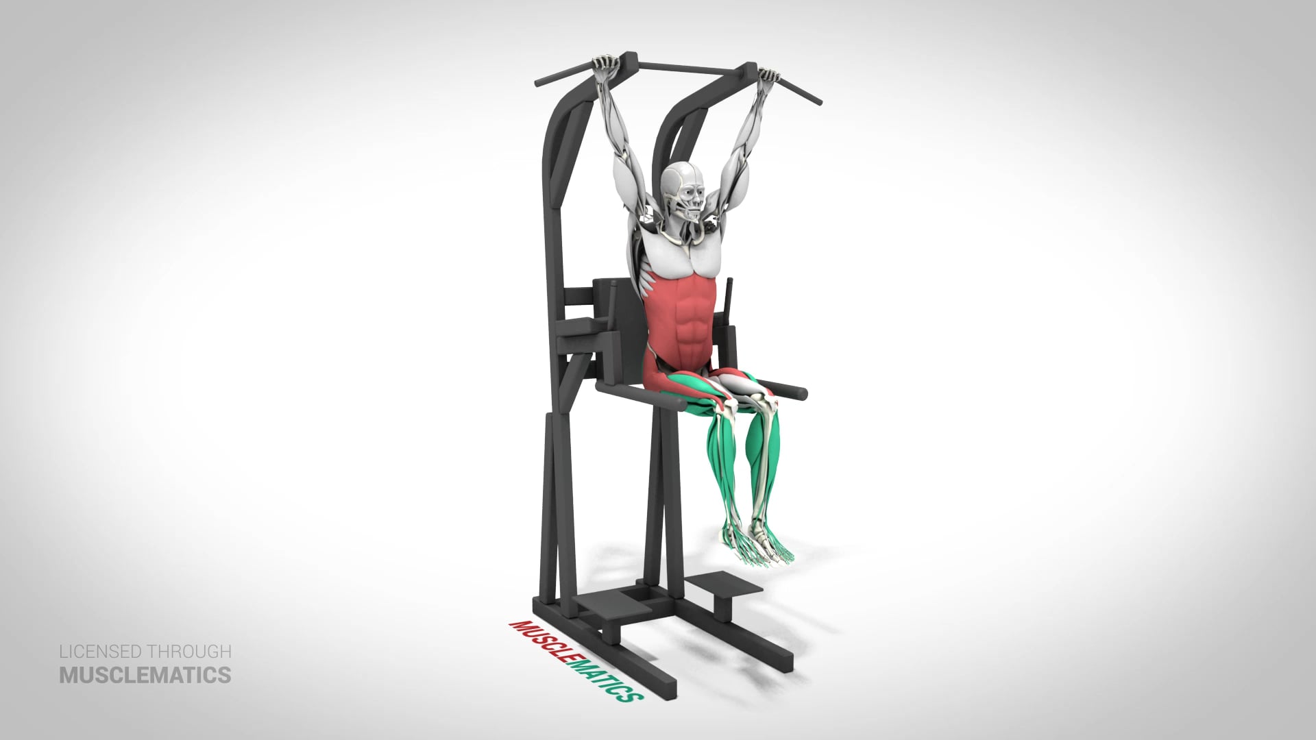 Hanging Leg Raises (Bent Leg) - (View 2)