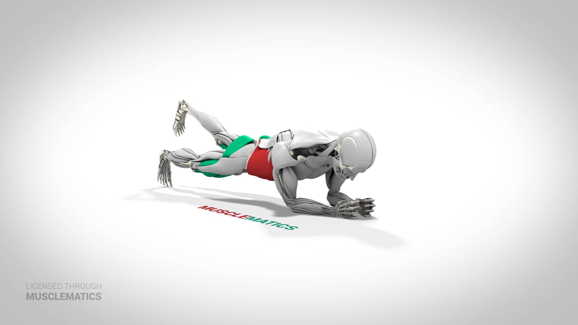 Rotating Three-Point Plank - (View 2)