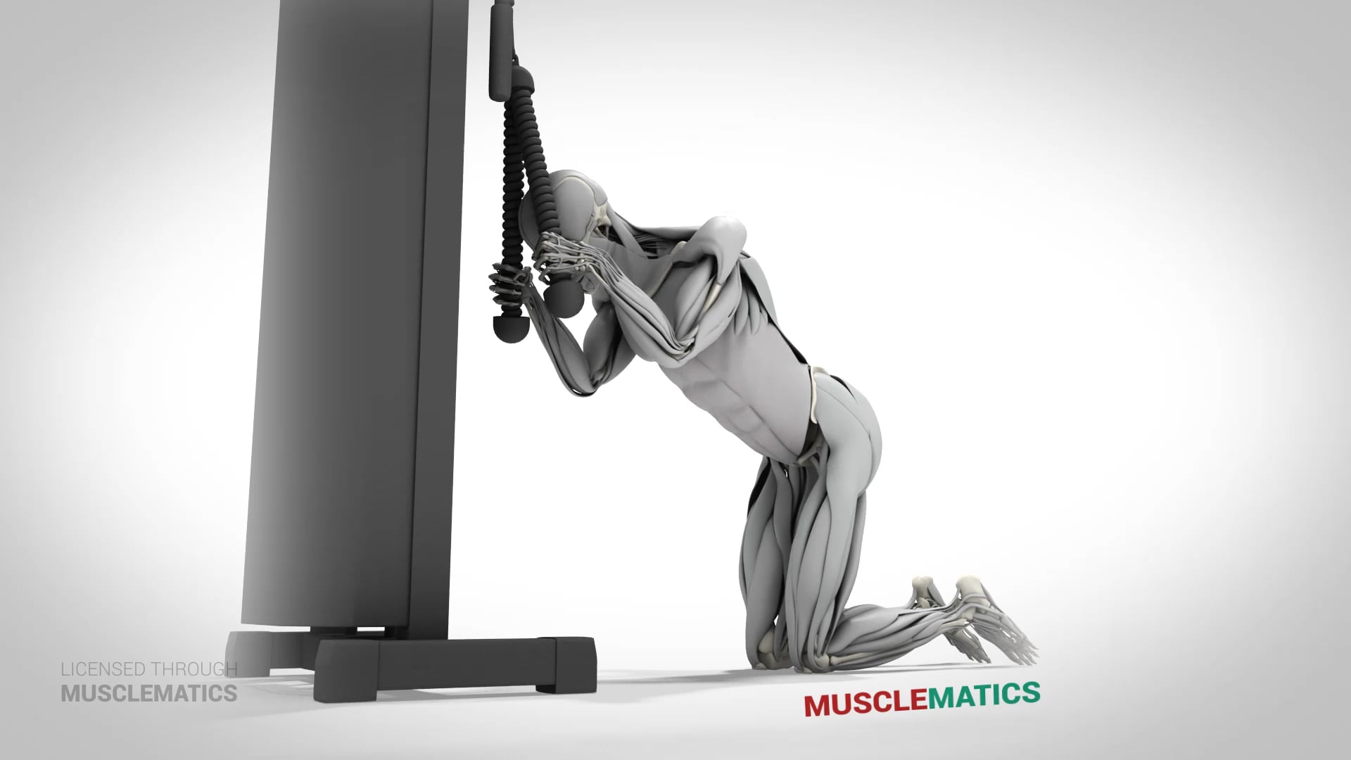 High-Pulley Crunches - (View 2)