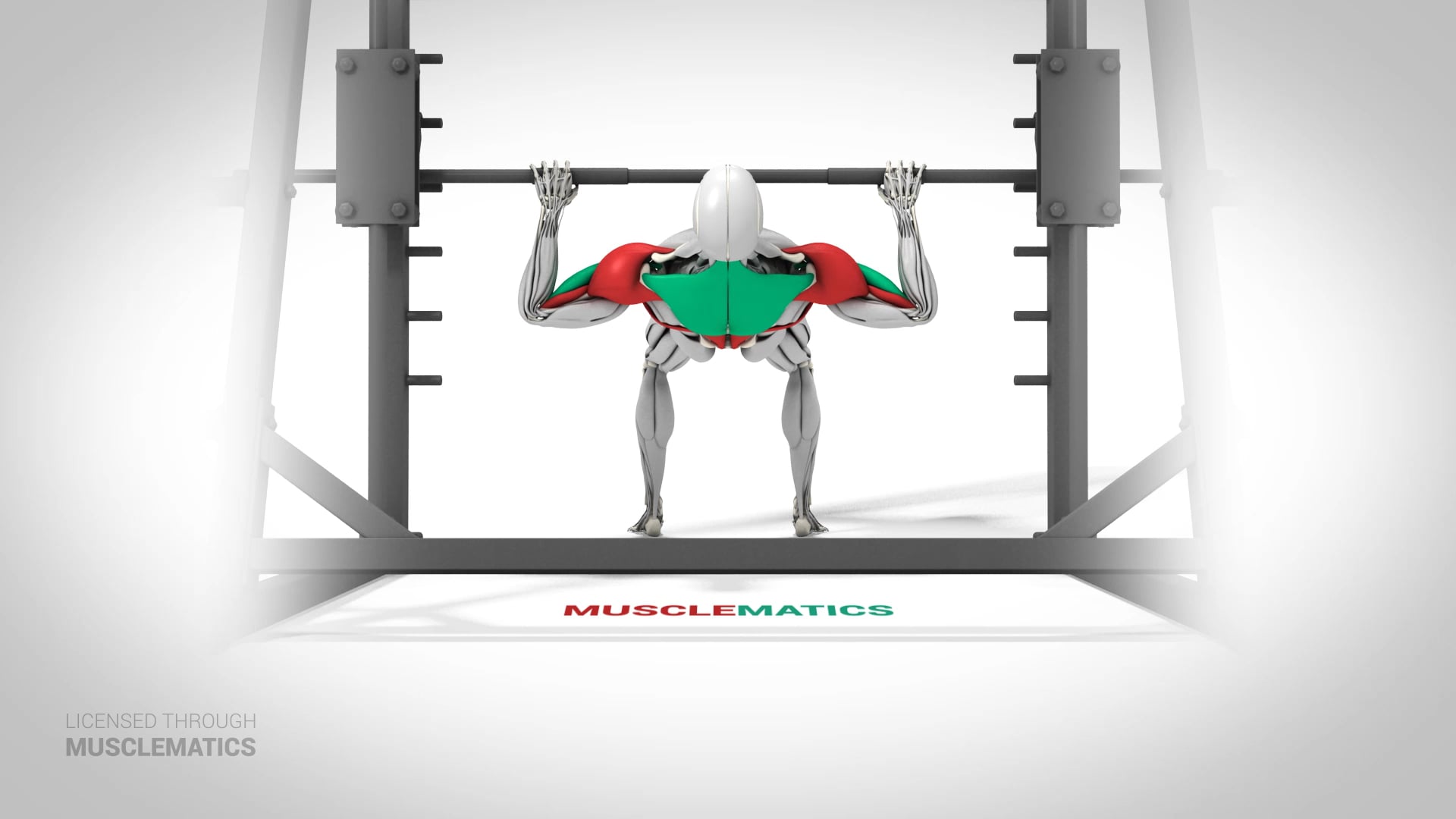 Inverted Row With Bent Knees - (View 1)