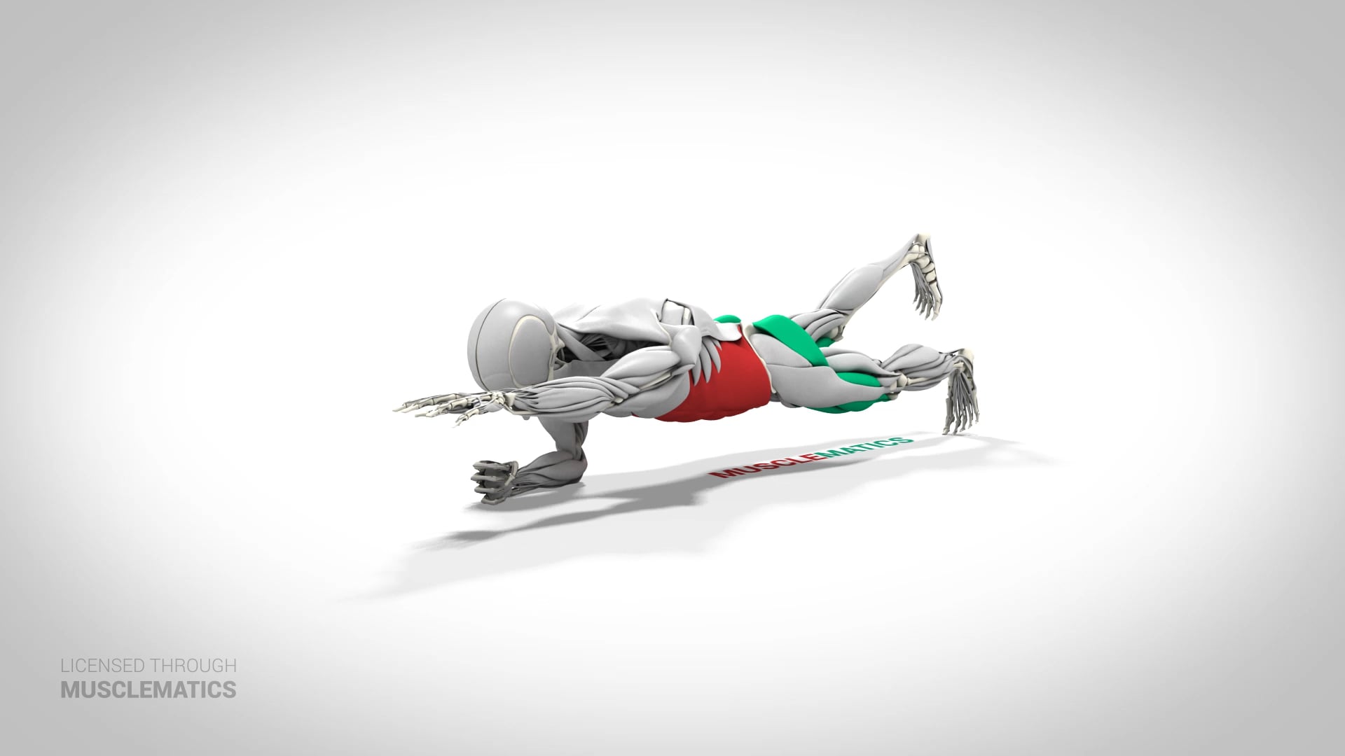 Rotating Two-Point Plank - (View 3) - LEFT