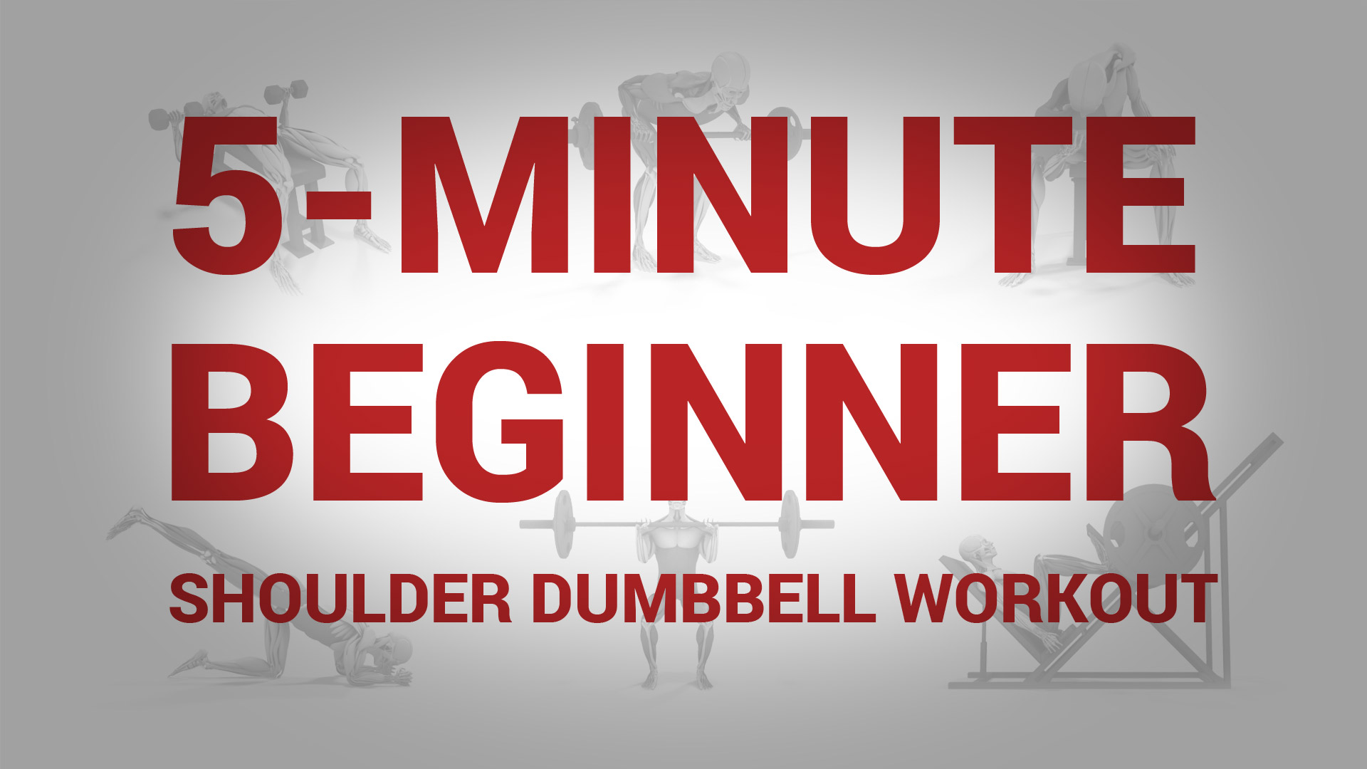5-Minute Beginner Shoulder Dumbbell Workout