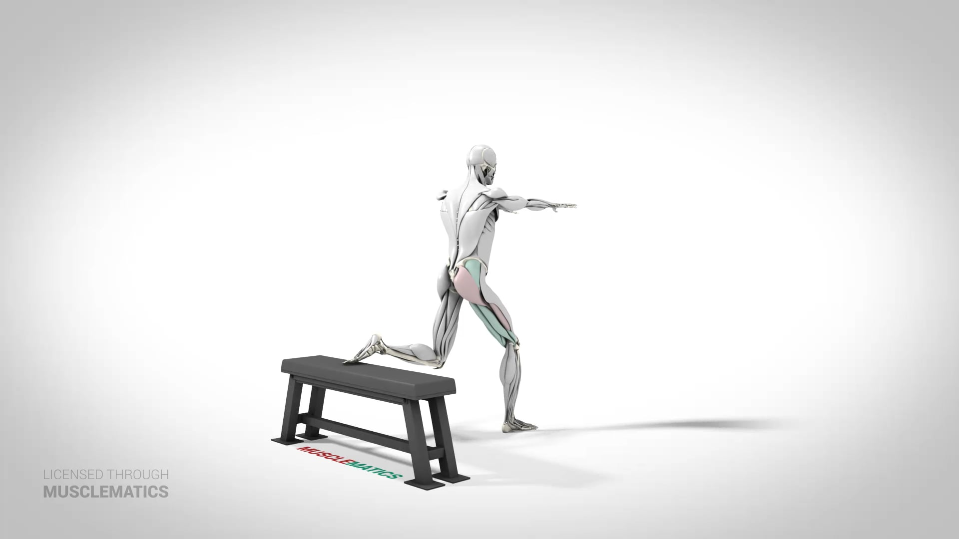 Jump Split Squat - (View 3)