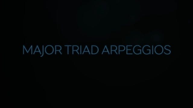 Triad and Four-Part Arpeggio Playing ...