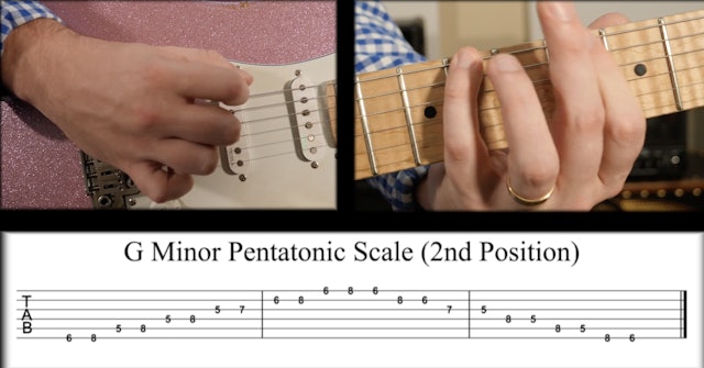 Pentatonic Scale Position Playing Examples