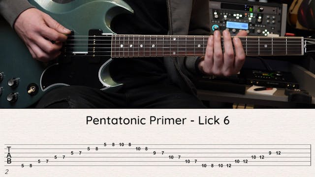 Pentatonic Primer Lick 6