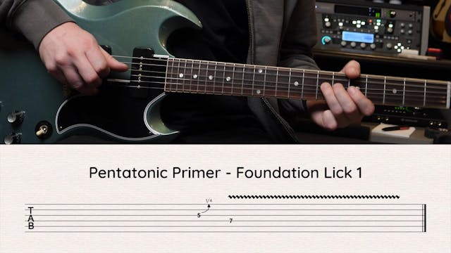 Foundational Pentatonic Moves