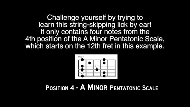 Pentatonic Primer Mystery Lick 4