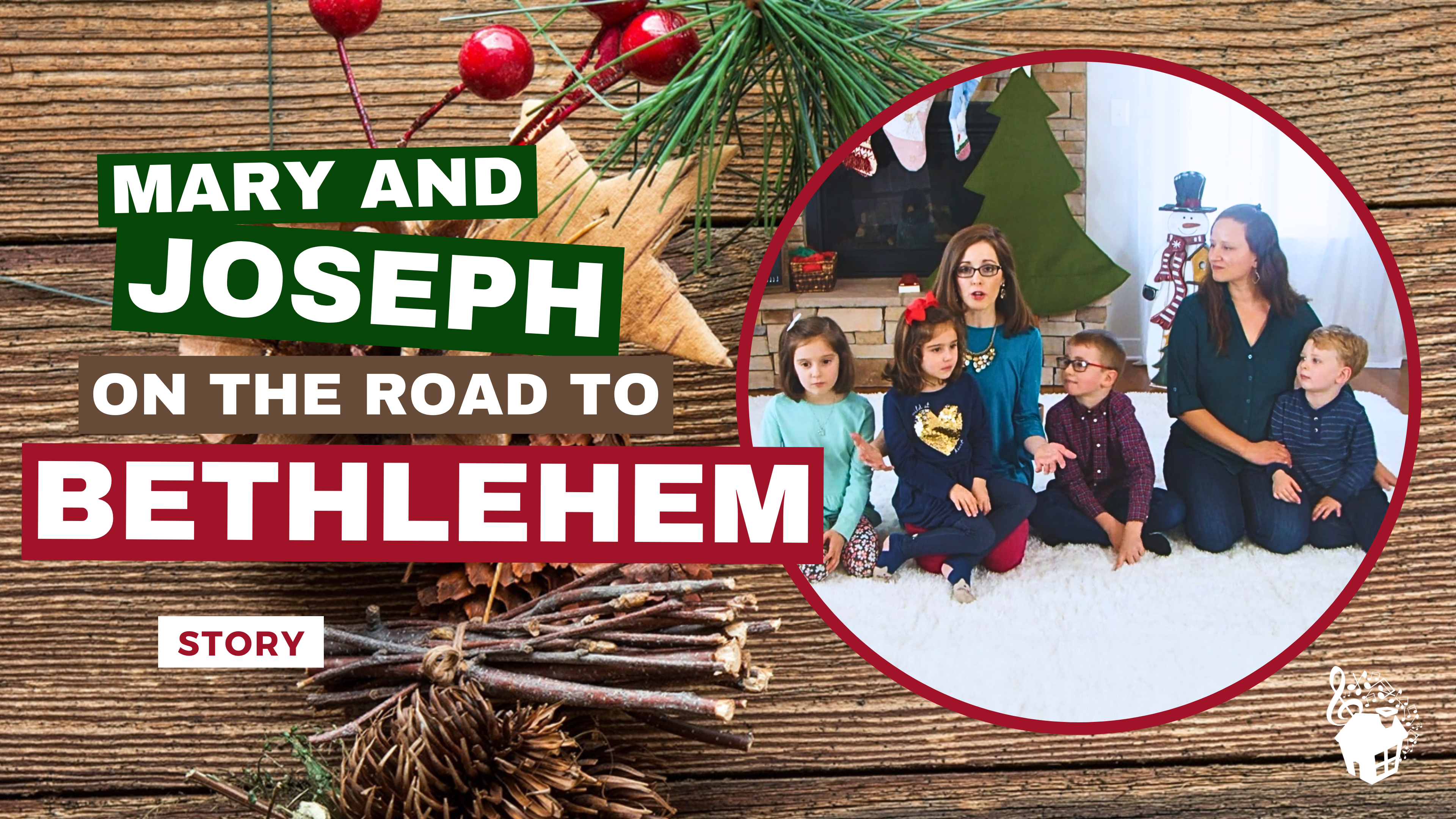 Mary and Joseph on the Road to Bethlehem - Story