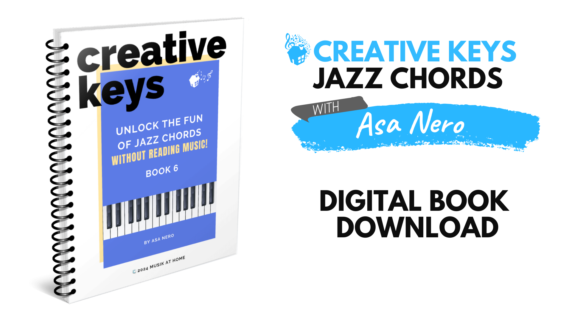 Creative Keys: Unlock the Fun of Jazz Chords Book 6