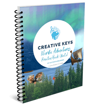 Unit 2 Creative Keys Nordic Adventures Practice Book by Musik at Home