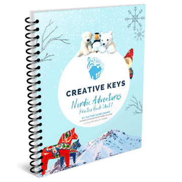 Unit 1 Creative Keys Nordic Adventures Practice Book by Musik at Home