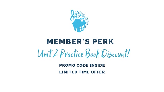 Members Piano Practice Book Discount: Unit 2
