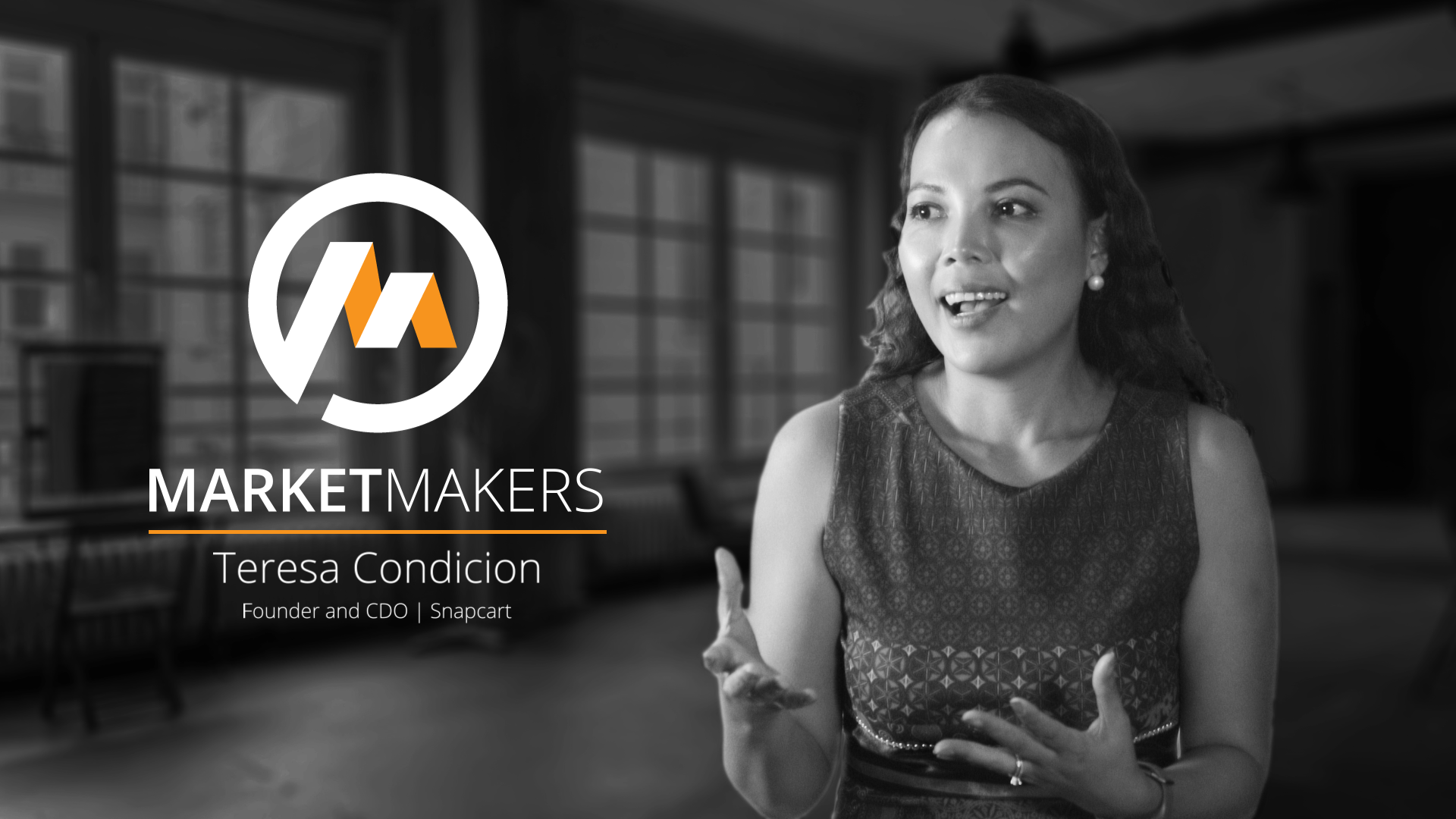 Market Makers - Snapcart - Teresa Condicion - Entrepreneurs