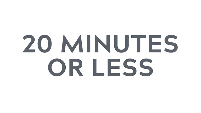 20 minutes or less