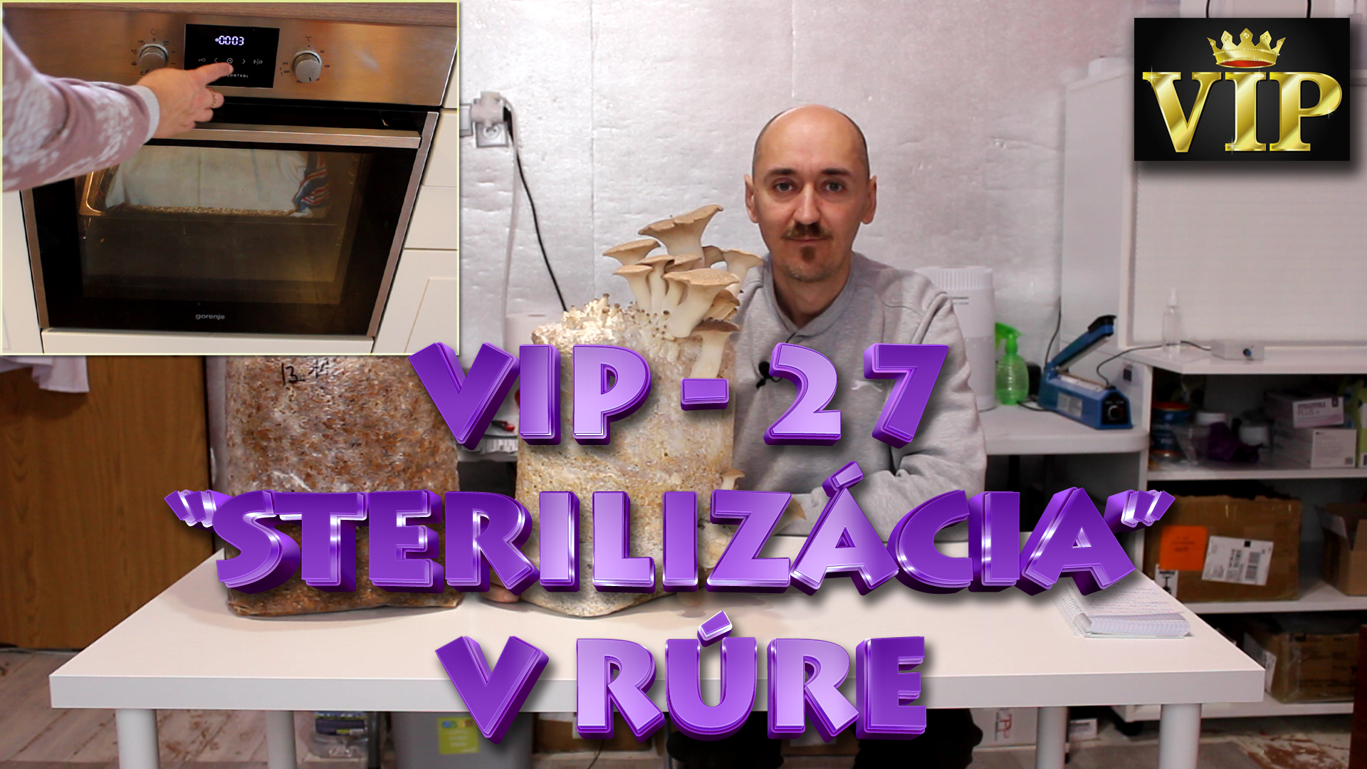 VIP 27 - sterilizácia v rúre