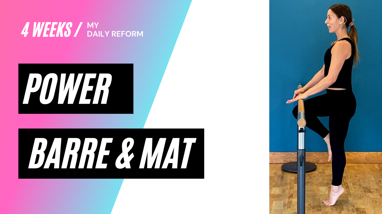 Day 3 - Week 1: 20 Minute Pilates Mat and Barre