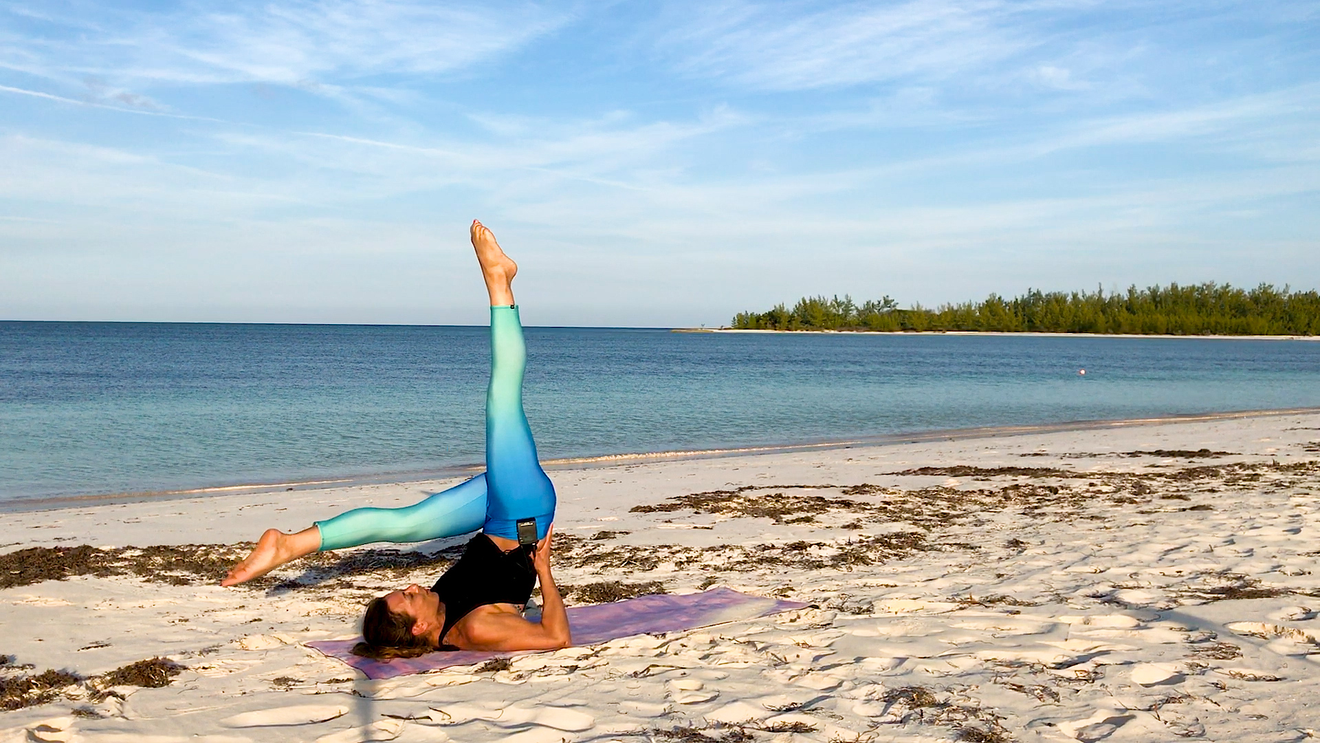 Intermediate Pilates Matwork in the Bahamas