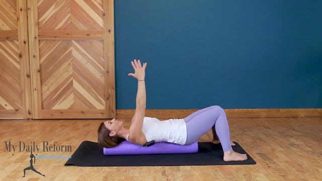 Foam Roller Shoulder Warm Up