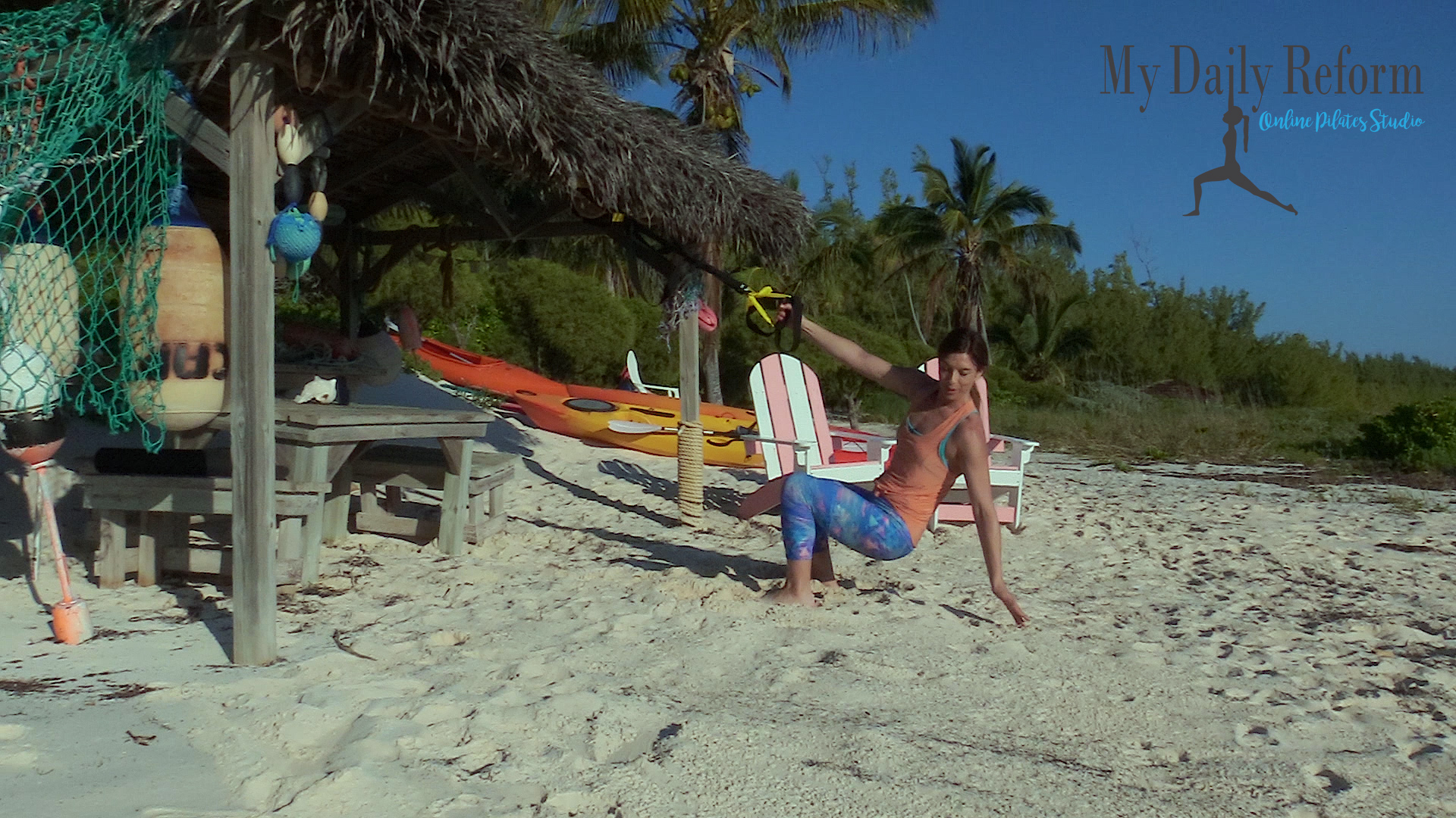 TRX Total Body Circuit at the Beach
