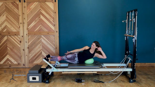 Reformer  with Mini Stability Ball